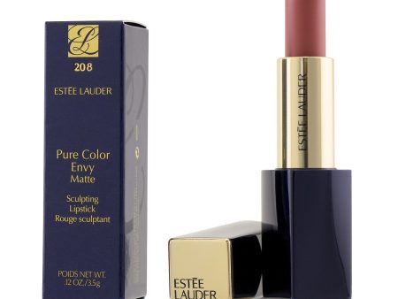 Estee Lauder Pure Color Envy Matte Sculpting Lipstick - # 208 Blush Crush  3.5g 0.12oz Supply