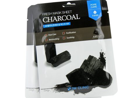 3W Clinic Mask Sheet - Charcoal  10pcs For Sale