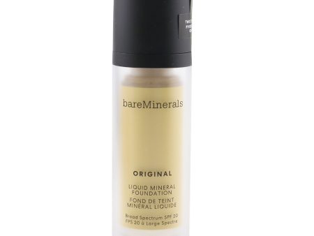 BareMinerals Original Liquid Mineral Foundation SPF 20 - # 13 Golden Beige (For Light Warm Skin With A Yellow Hue)  30ml 1oz Discount