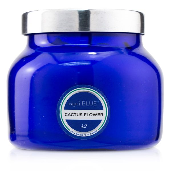 Capri Blue Blue Jar Candle - Cactus Flower  226g 8oz For Sale