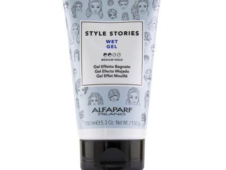 AlfaParf Style Stories Wet Gel (Medium Hold)  150ml 5.3oz Discount