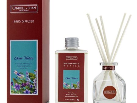 The Candle Company (Carroll & Chan) Reed Diffuser - Sweet Violets  100ml 3.38oz For Cheap