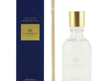 Glasshouse Diffuser - I ll Take Manhattan (Orchids & Blood Orange)  250ml 8.4oz Online Sale