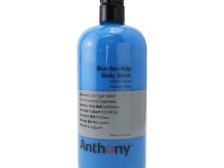 Anthony Logistics For Men Blue Sea Kelp Body Scrub  946ml 32oz For Cheap