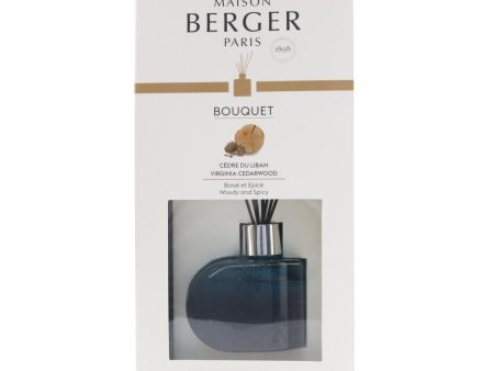 Lampe Berger (Maison Berger Paris) Alliance Turquoise Reed Diffuser - Virginia Cedarwood  125ml 4.2oz For Sale