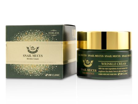 3W Clinic Snail Mucus Wrinkle Cream  50ml 1.69oz Fashion