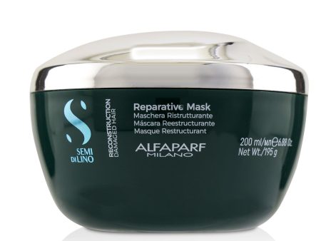 AlfaParf Semi Di Lino Reconstruction Reparative Mask (Damaged Hair)  200ml 6.88oz Fashion