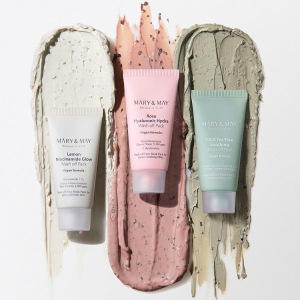 Vegan Wash Off Mask Mini Gift Set (30g x5) Online now