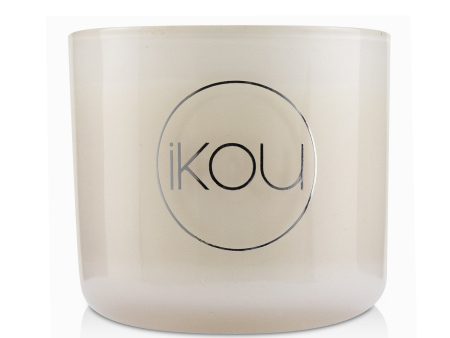 iKOU Essentials Aromatherapy Natural Wax Candle Glass - Joy (Australian White Flannel Flower)  85g For Cheap